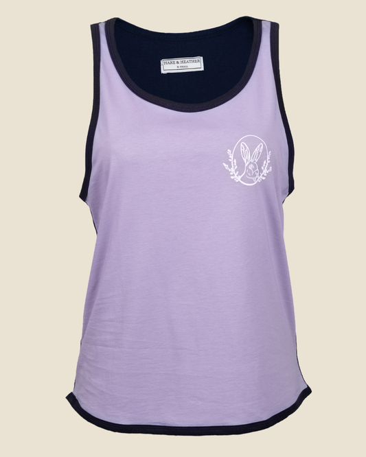 SHEARING SINGLET | HEATHER / NAVY
