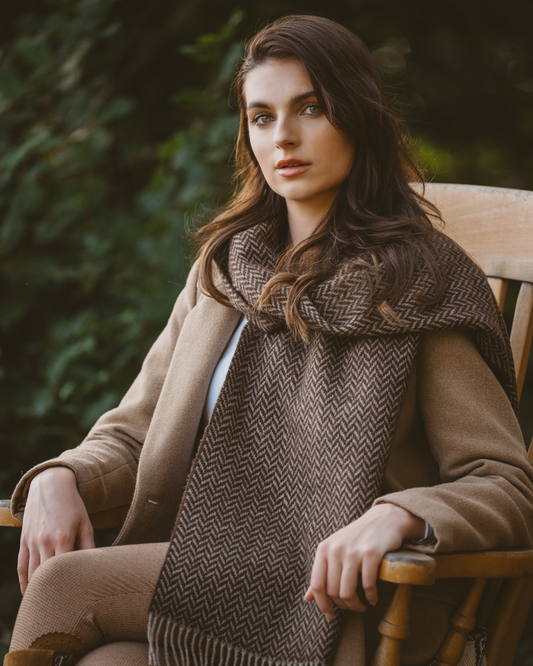 100% BRITISH WOOL SCARF