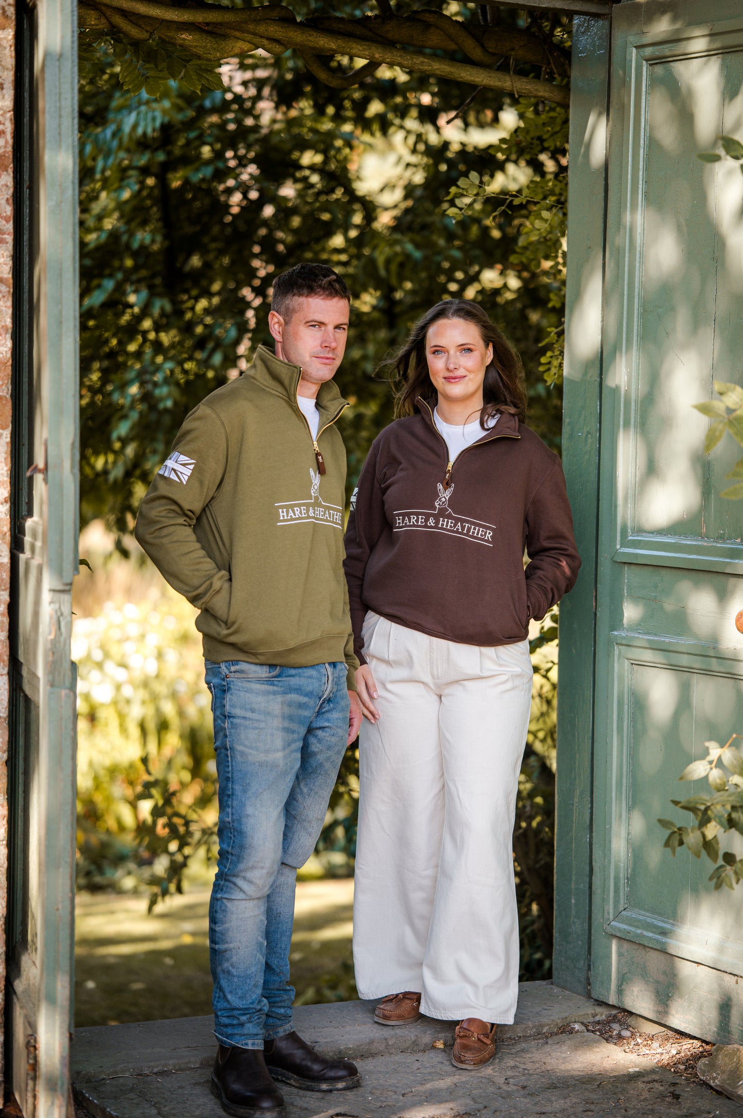 NORFOLK QUARTER ZIP | MOORLAND GREEN