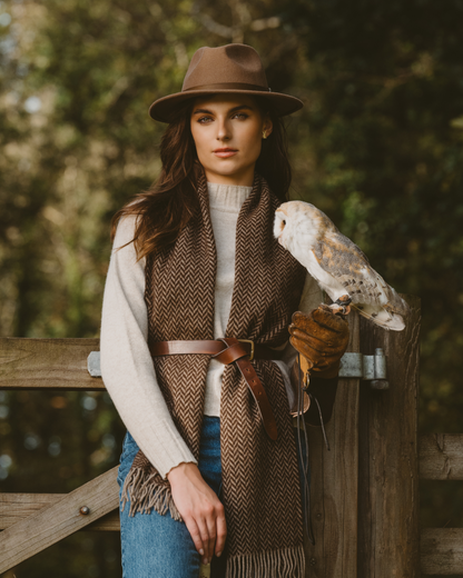 100% BRITISH WOOL SCARF