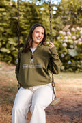 NORFOLK QUARTER ZIP | MOORLAND GREEN