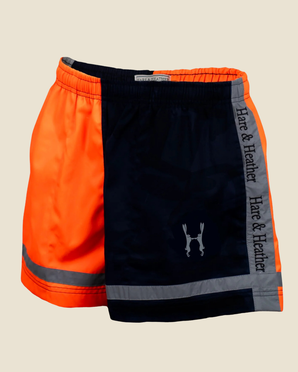 AGRIFLECT® RUGBY SHORTS | ORANGE / NAVY