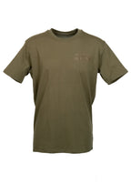 UNISEX GRAPHIC T-SHIRT | HENRY HARE | MOORLAND GREEN