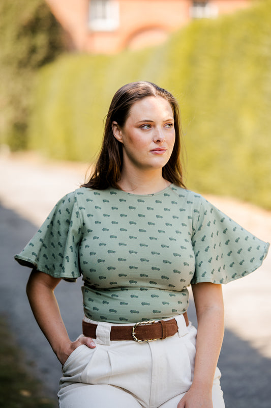 PRE-ORDER | WRAP TOP | DEFENDER WATERCOLOUR PRINT