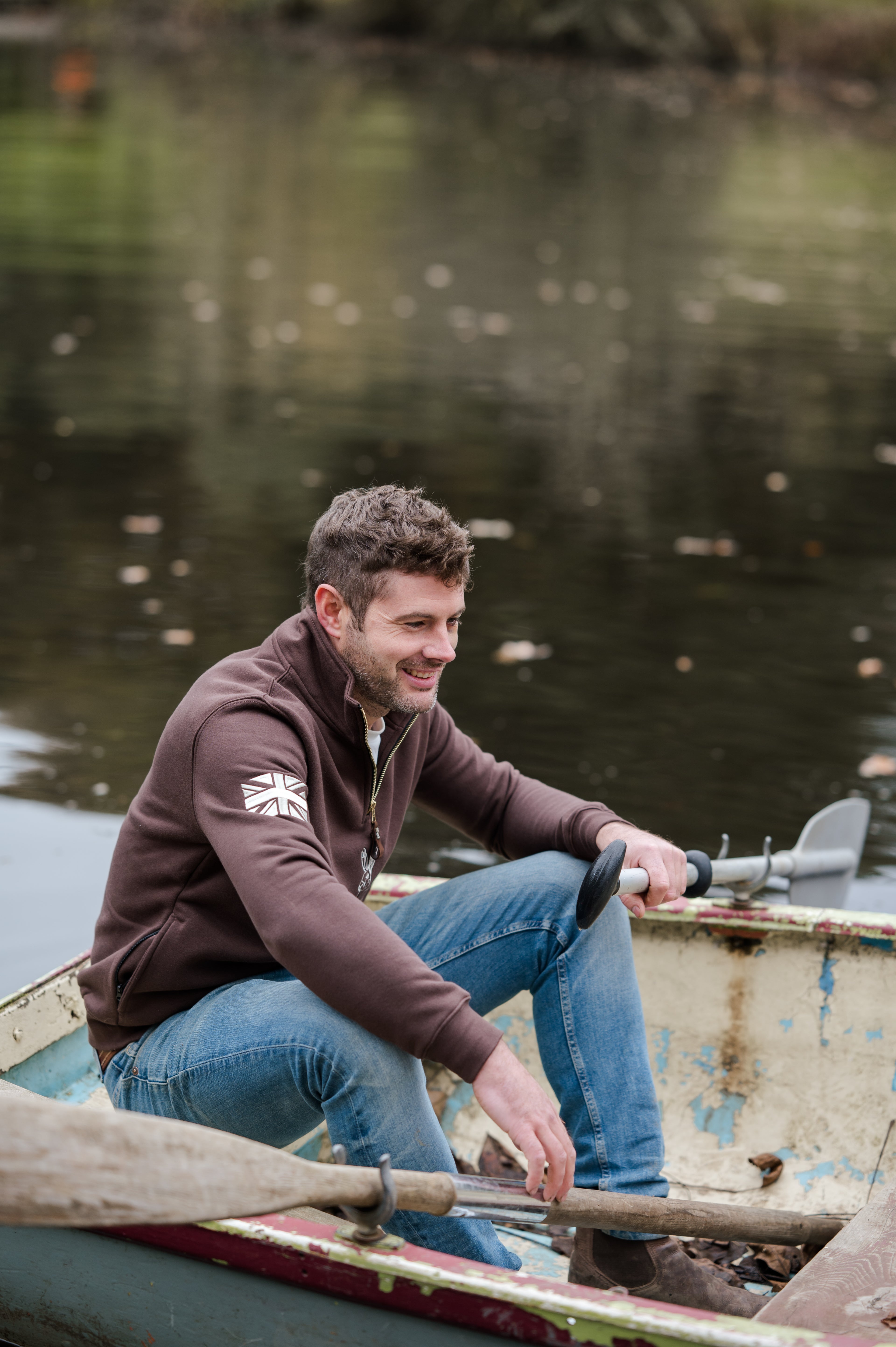 NORFOLK QUARTER ZIP | CHOCOLATE