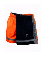 AGRIFLECT® RUGBY SHORTS | ORANGE / NAVY