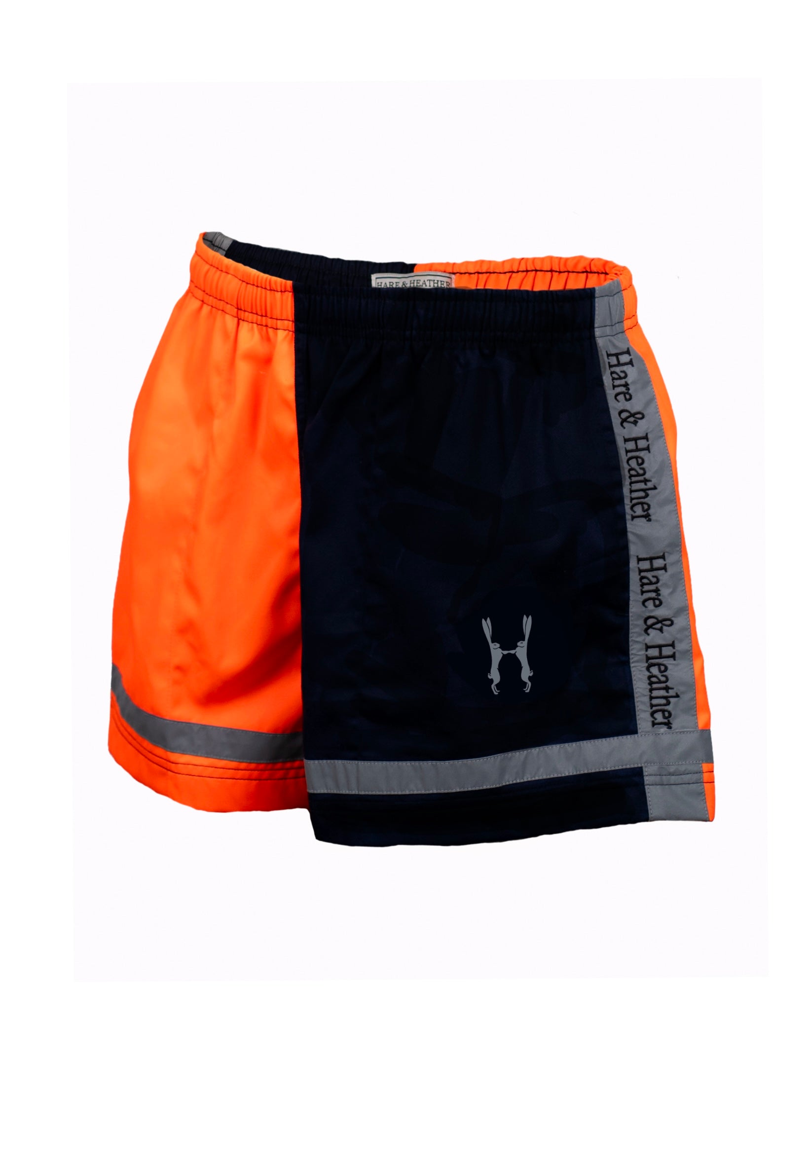 AGRIFLECT® RUGBY SHORTS | ORANGE / NAVY