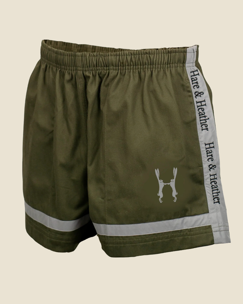 AGRIFLECT® RUGBY SHORTS | MOORLAND GREEN