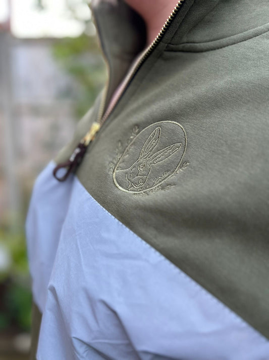 SHOW STOCK | LIMITED EDITION | AGRIFLECT QUARTER ZIP | MOORLAND GREEN