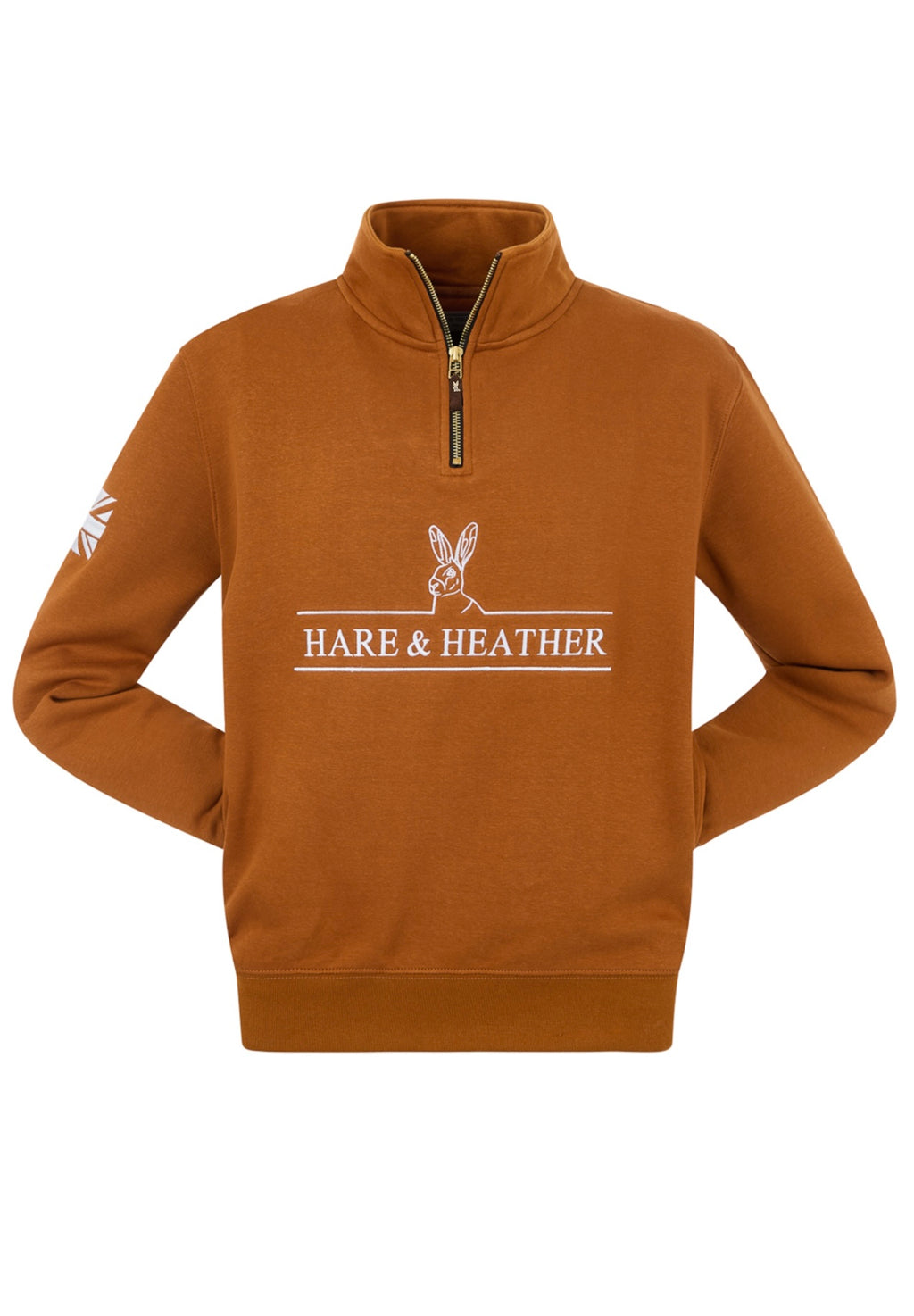 NORFOLK QUARTER ZIP | PUMPKIN SPICE