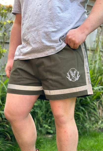 AGRIFLECT® RUGBY SHORTS | MOORLAND GREEN